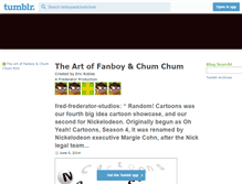 Tablet Screenshot of fanboychumchum.frederator.com
